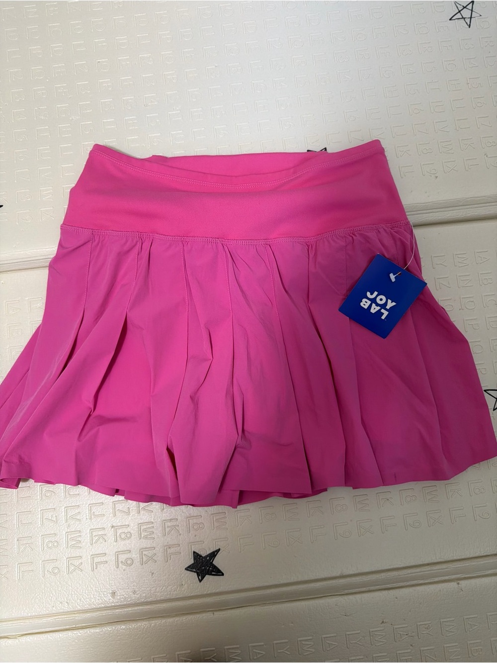 JoyLab Hot Pink Pleated Skater Skirt